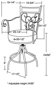 Roman Barstool